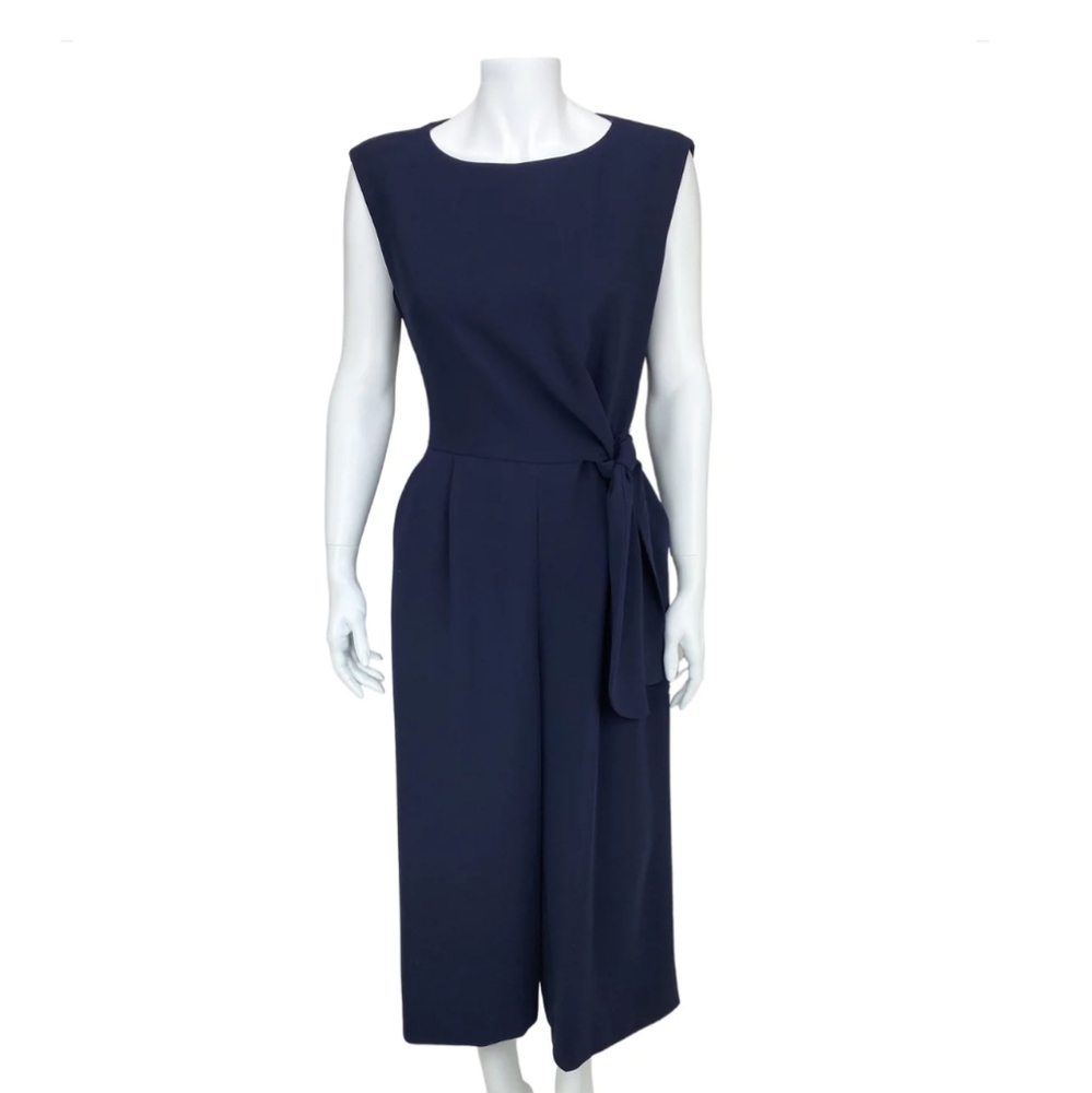 Tahari Navy Jumpsuit
